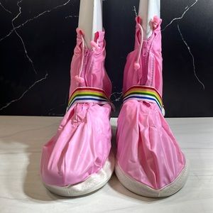 Huihua Women’s Shoe Covers Pink sz XL